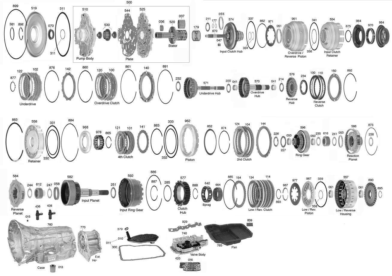 Trans Parts Online 45RFE 45RFE Transmission Parts